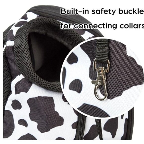 NEW CARRIER SLING BAG BREATHABLE MESH COW PRINT - Picture 2 of 12